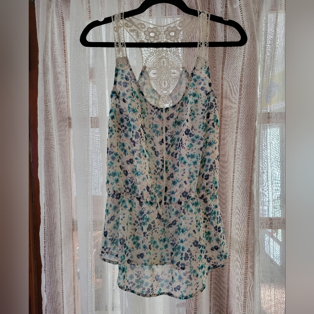 LC Lauren Conrad Lace Tank Top